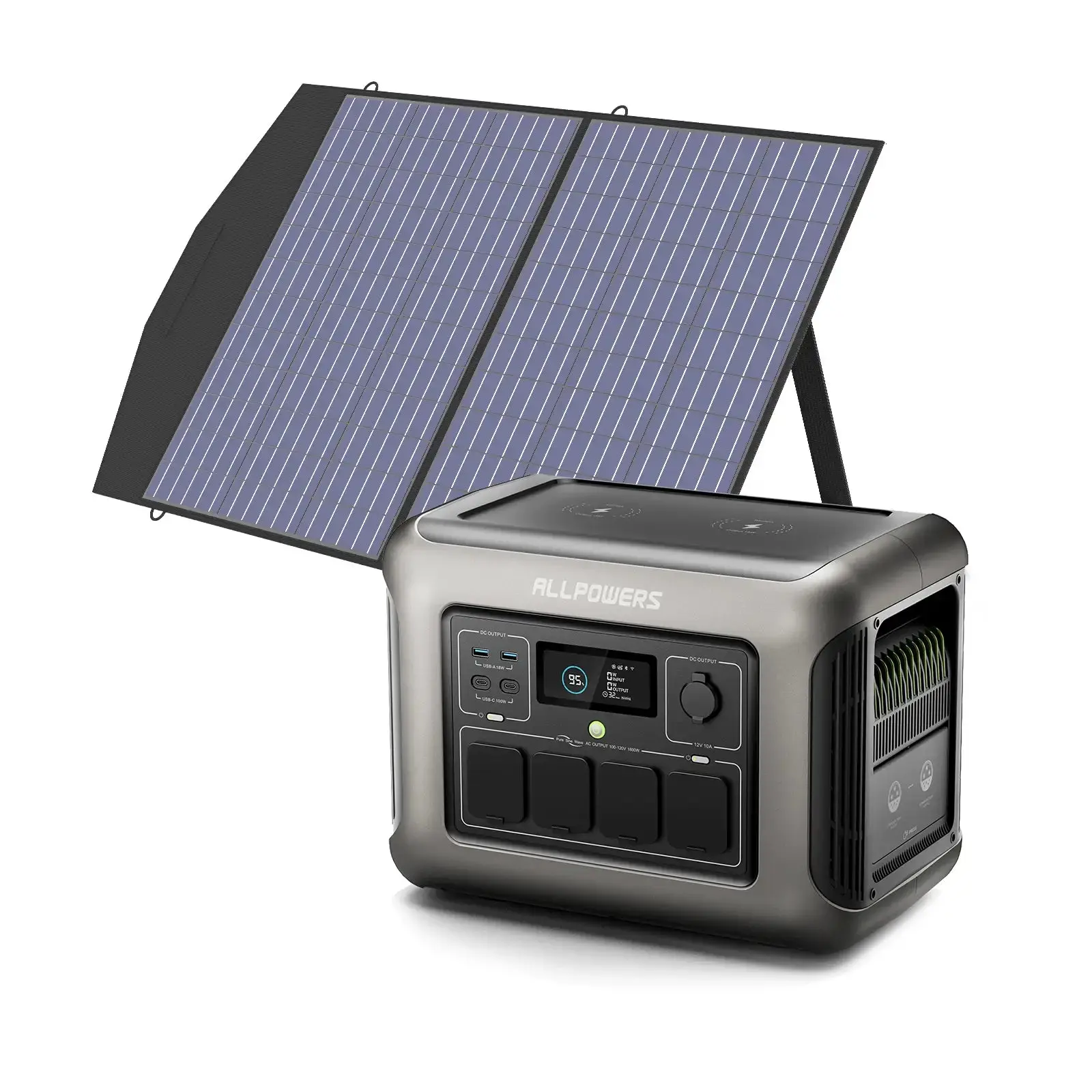 ALLPOWERS 1800W Générateur Solaire R1500 avec PV100W - Image 3
