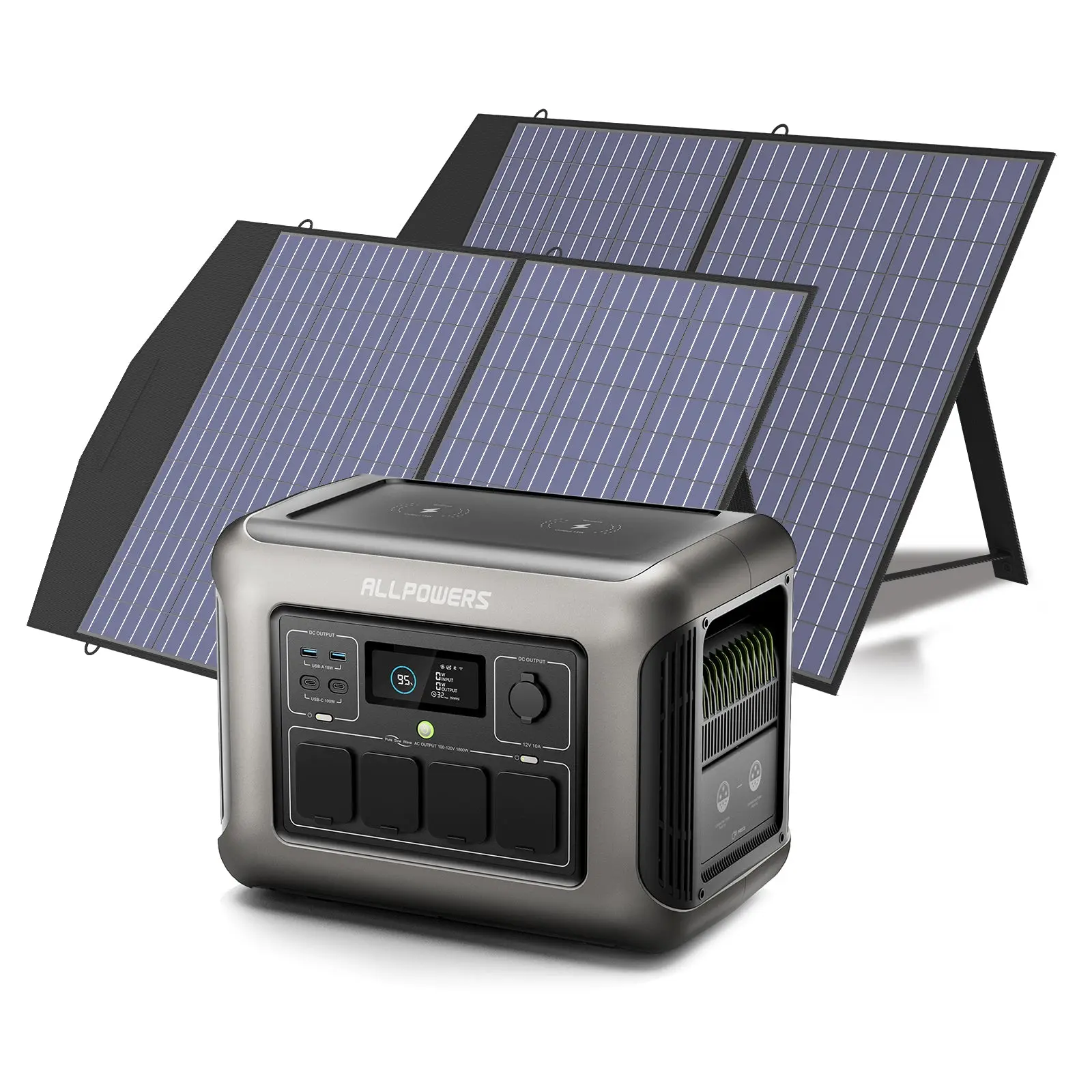 ALLPOWERS 1800W Générateur Solaire R1500 avec PV100W - Image 4