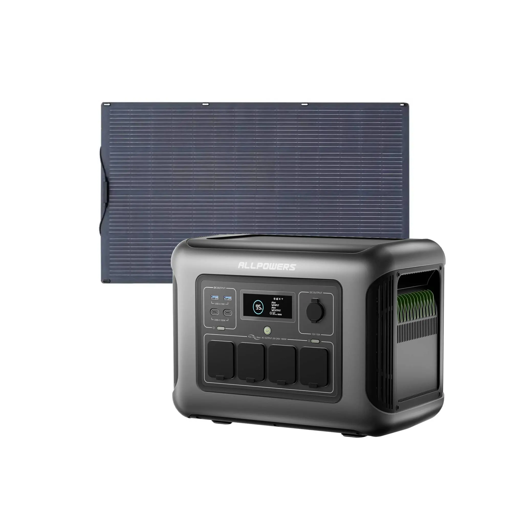 ALLPOWERS 1600W Générateur Solaire R1500 LITE avec PV100W - Image 2
