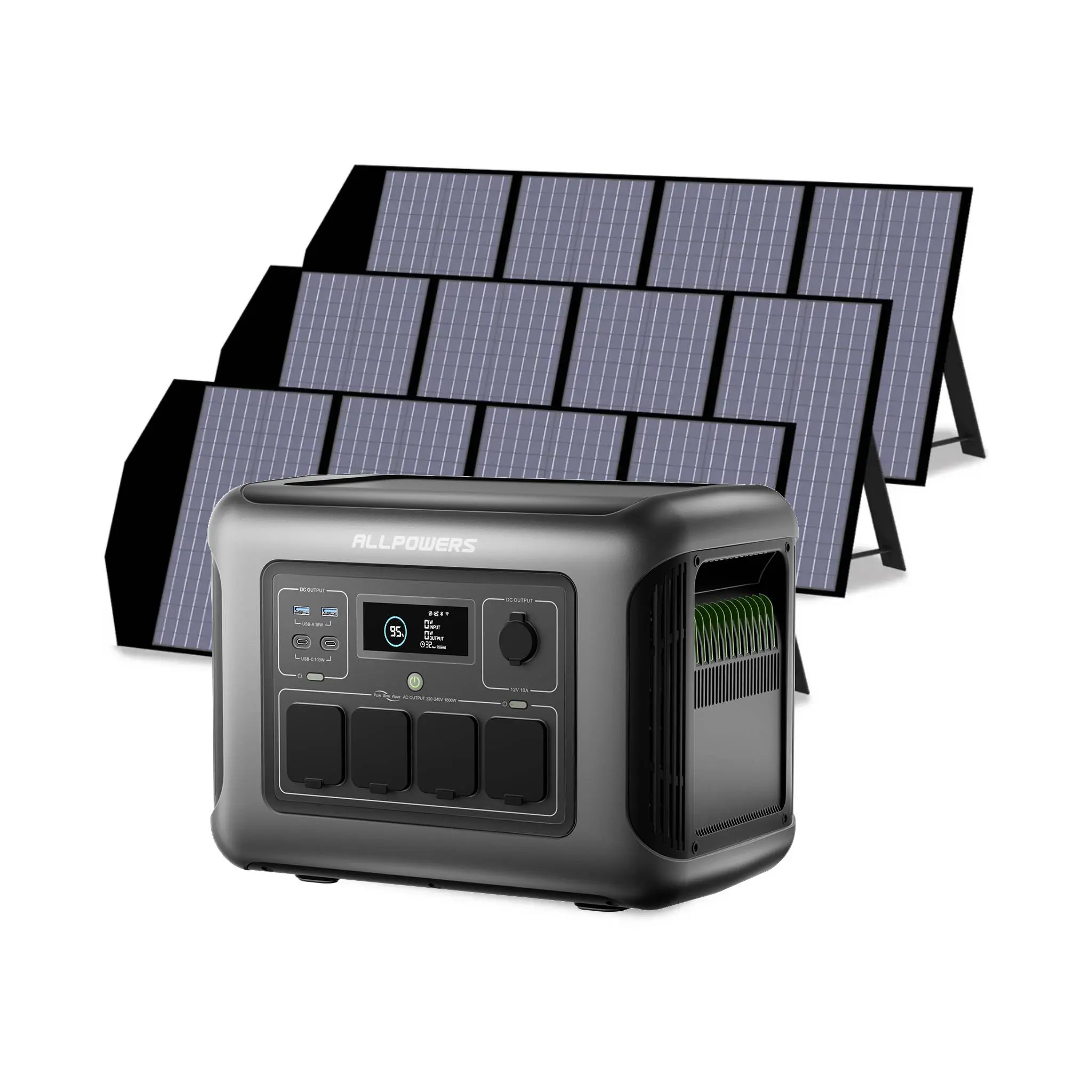 ALLPOWERS 1600W Générateur Solaire R1500 LITE avec PV140W - Image 4