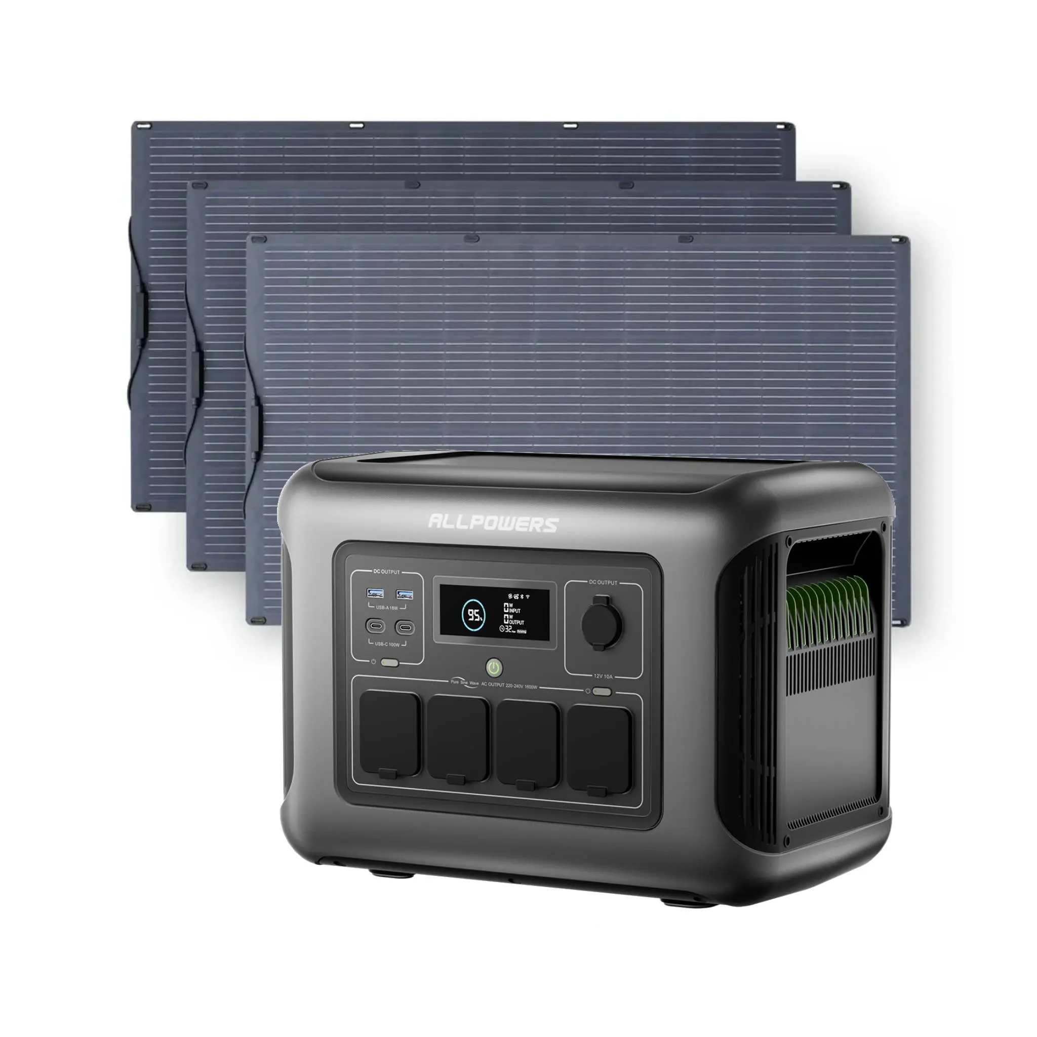 ALLPOWERS 1600W Générateur Solaire R1500 LITE avec PV200W - Image 4