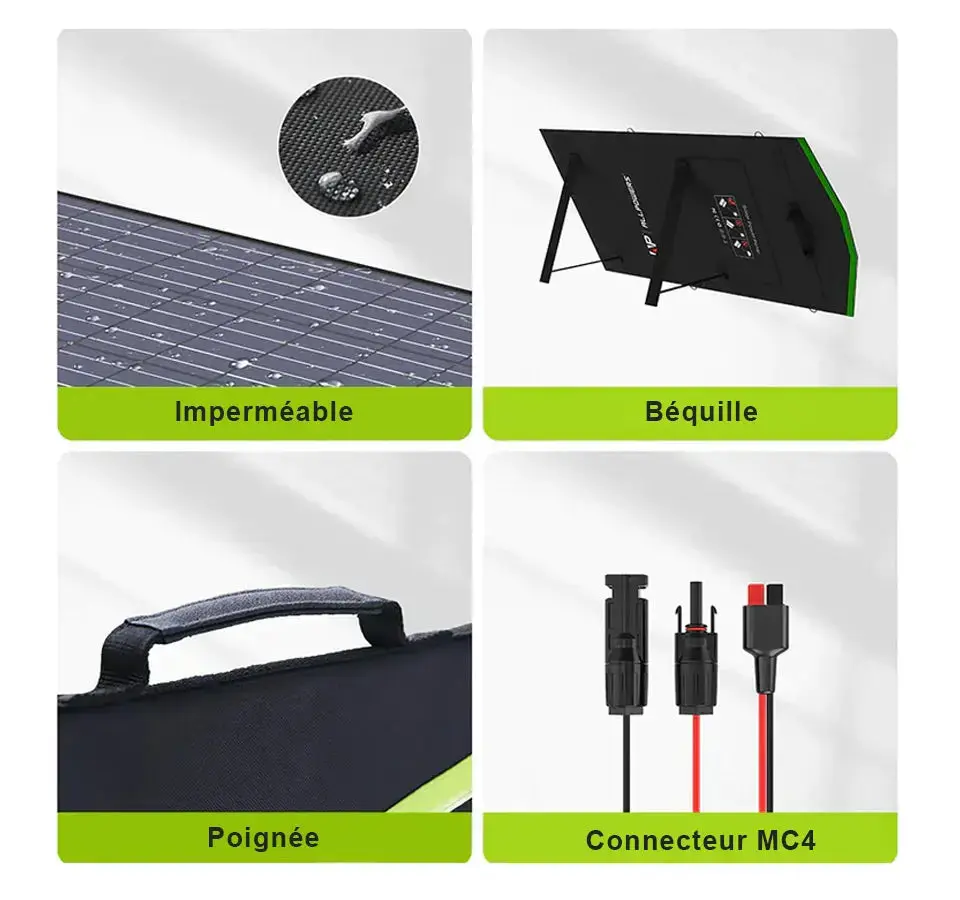 ALLPOWERS SP027 Panneau Solaire Portable 100W - Image 7