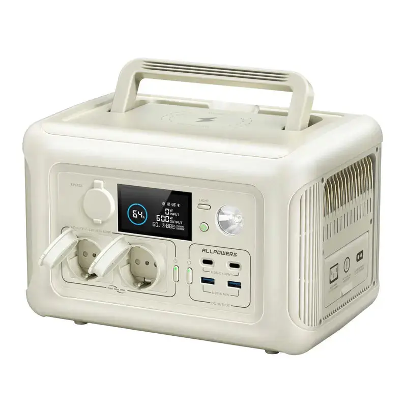 ALLPOWERS 600W Générateur Solaire R600 avec PV100W-Vente Flash - Image 3