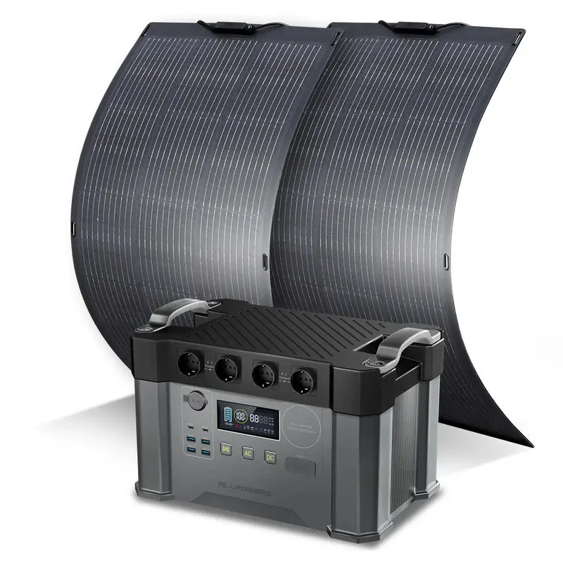 ALLPOWERS 2400W Générateur Solaire S2000 Pro avec PV 100W - Image 11