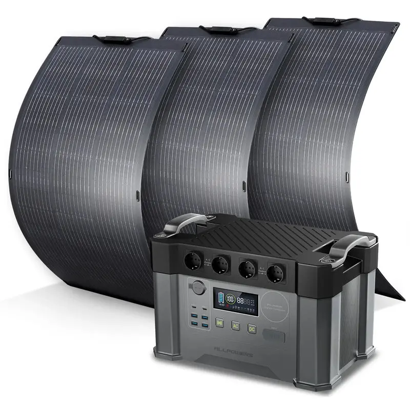 ALLPOWERS 2400W Générateur Solaire S2000 Pro avec PV 100W - Image 12
