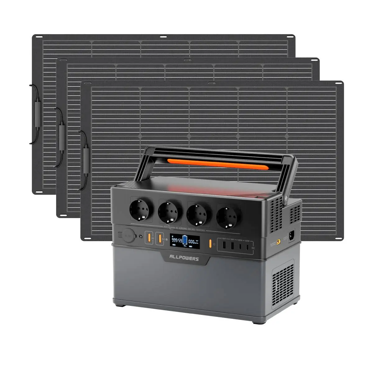 ALLPOWERS Générateur solaire 1500W (S1500 PLUS + SF100 Panneau solaire flexible 100W) - Image 13