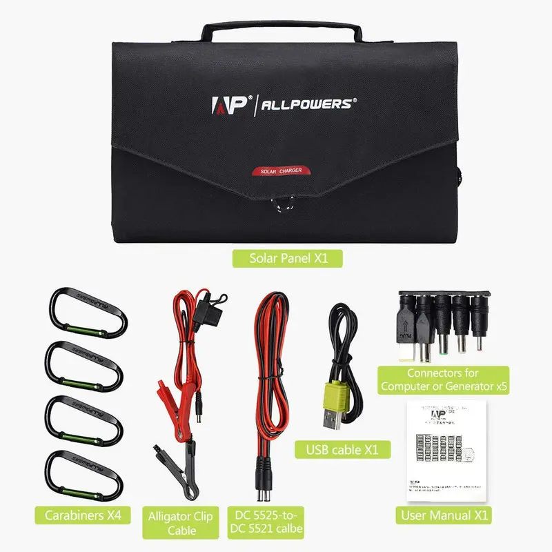 ALLPOWERS Générateur Solaire 1500W (S1500 + SP012 Panneau Solaire 100W) - Image 11