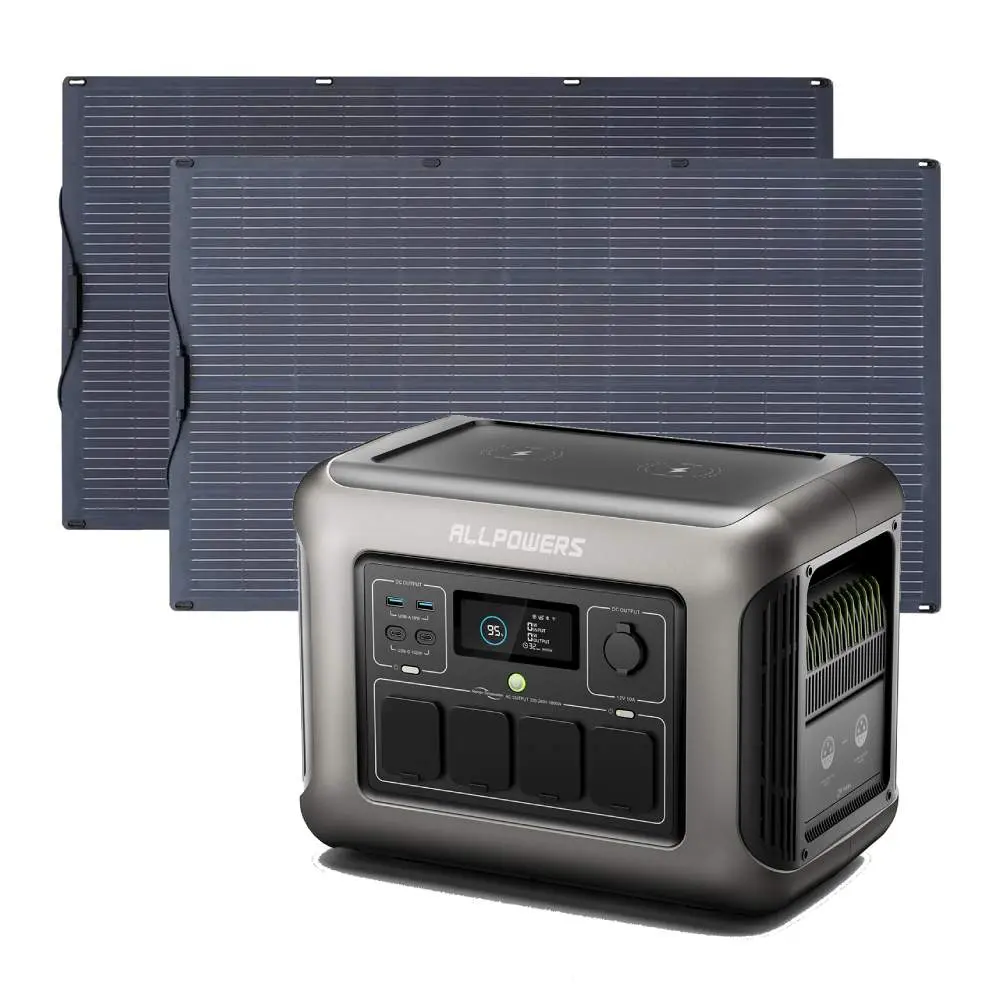 ALLPOWERS 1800W Générateur Solaire R1500 avec PV100W - Image 13