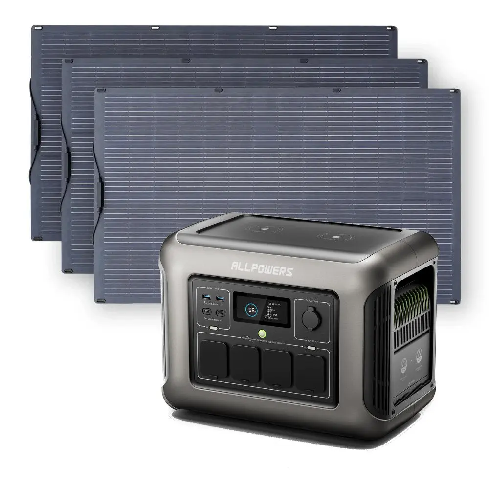 ALLPOWERS 1800W Générateur Solaire R1500 avec PV200W - Image 12