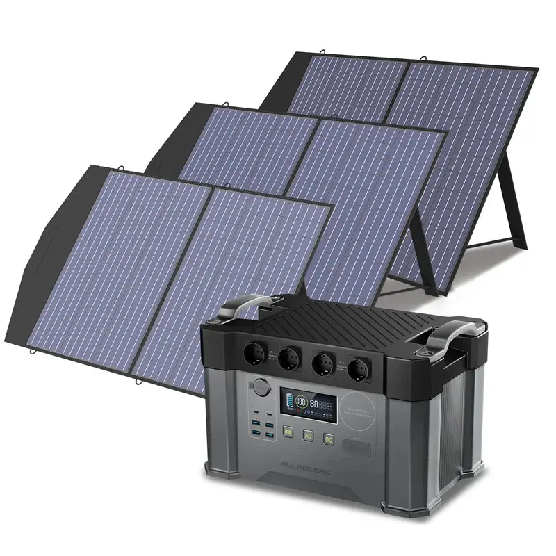 ALLPOWERS 2400W Générateur Solaire S2000 Pro avec PV 100W - Image 13