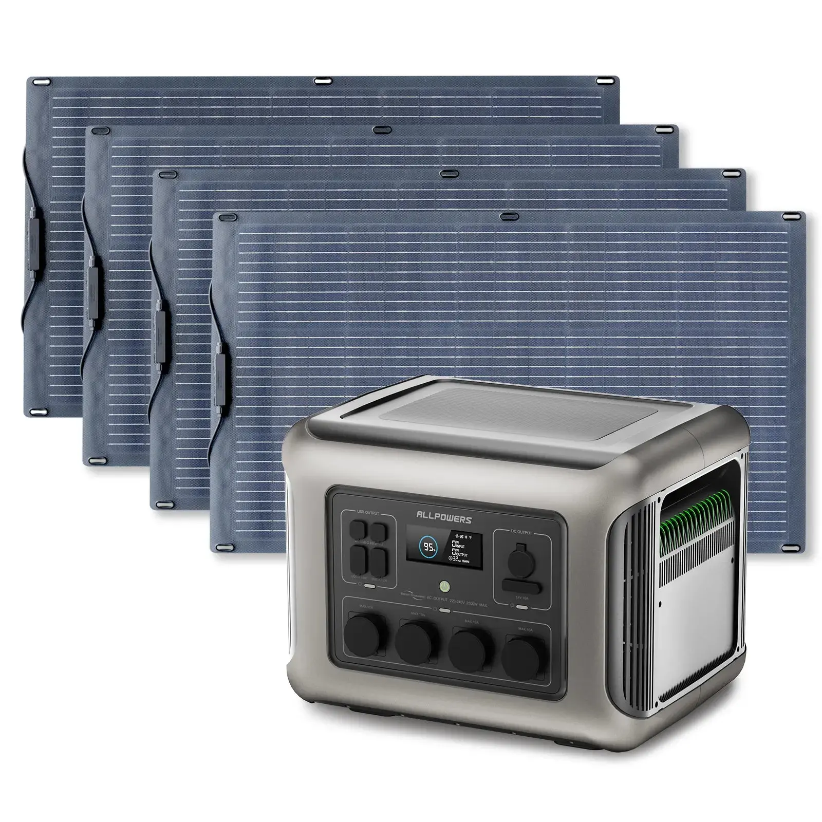 ALLPOWERS Générateur Solaire 2500W (R2500 V2+ SF100 100W Panneau Solaire) - Image 13