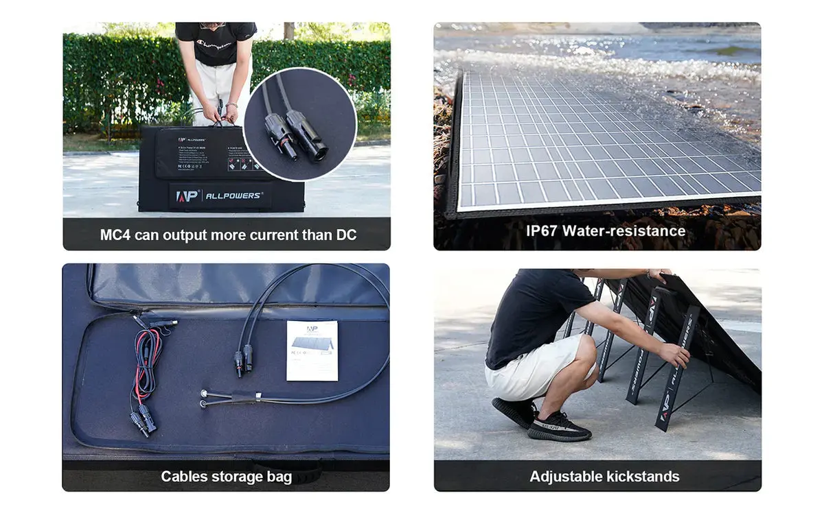 ALLPOWERS Générateur Solaire 2500W (R2500 V2+ SP037 400W Panneau Solaire) - Image 9