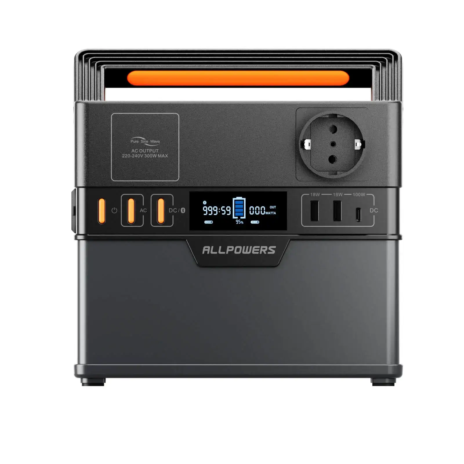 ALLPOWERS S300 Plus Station électrique portable 300W 288Wh - Image 4