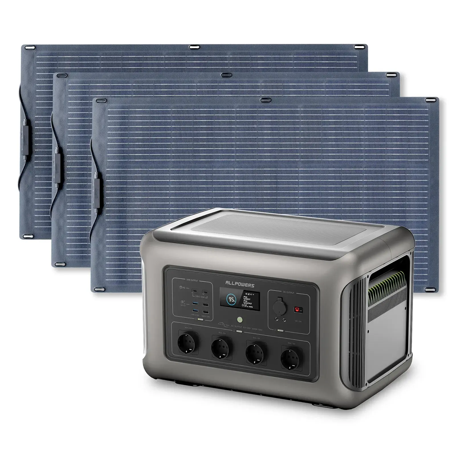 ALLPOWERS Générateur Solaire 3500W (R3500 V2+ SF100 100W Panneau Solaire Flexible) - Image 12