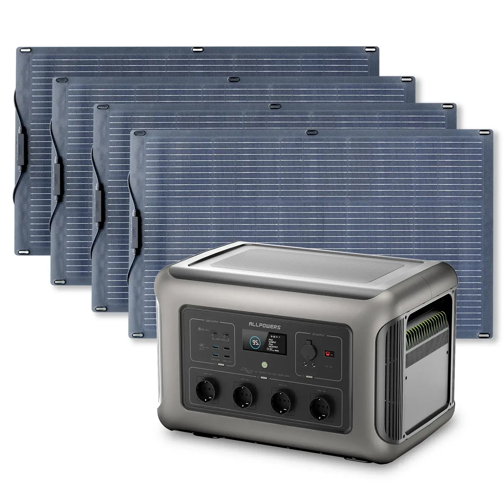 ALLPOWERS Générateur Solaire 3500W (R3500 V2+ SF100 100W Panneau Solaire Flexible) - Image 13