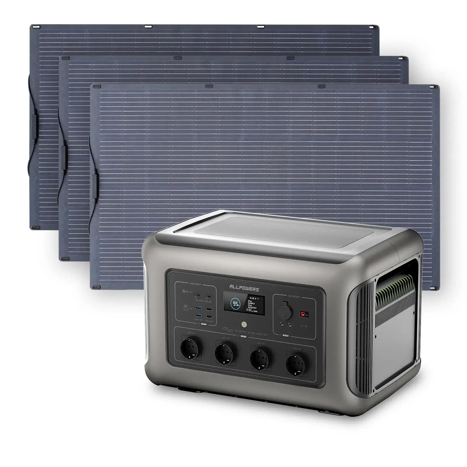 ALLPOWERS Générateur Solaire 3500W (R3500 V2 + SF200 200W Panneau Solaire Flexible) - Image 12