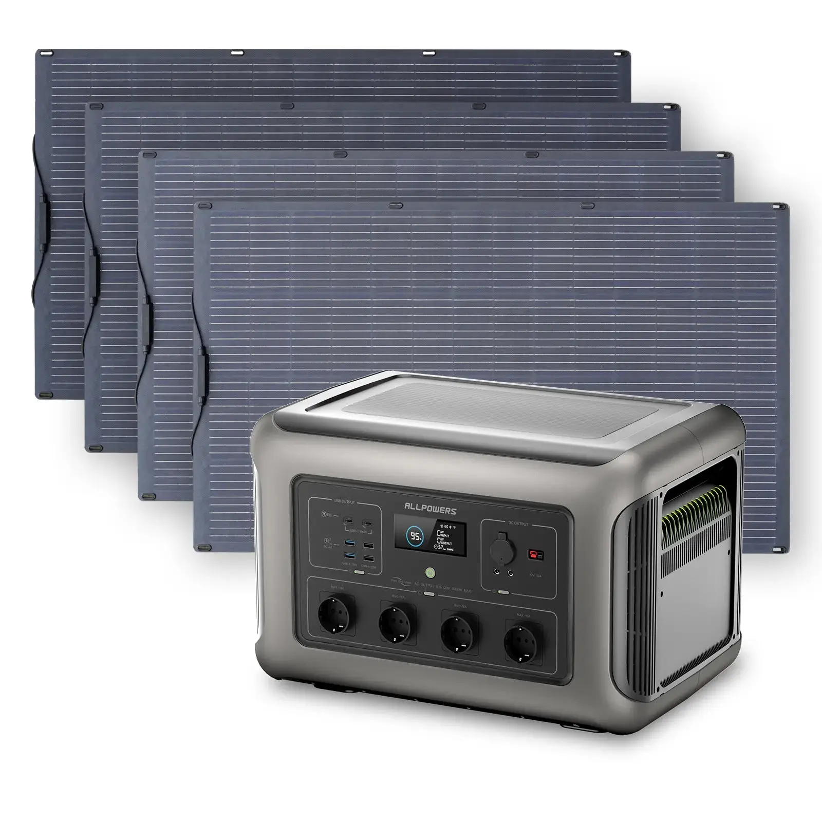 ALLPOWERS Générateur Solaire 3500W (R3500 V2 + SF200 200W Panneau Solaire Flexible) - Image 13