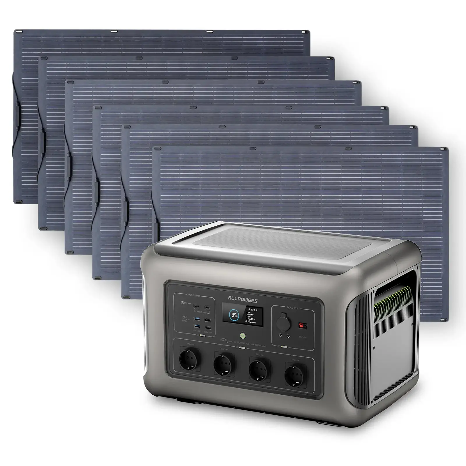 ALLPOWERS Générateur Solaire 3500W (R3500 V2 + SF200 200W Panneau Solaire Flexible) - Image 14