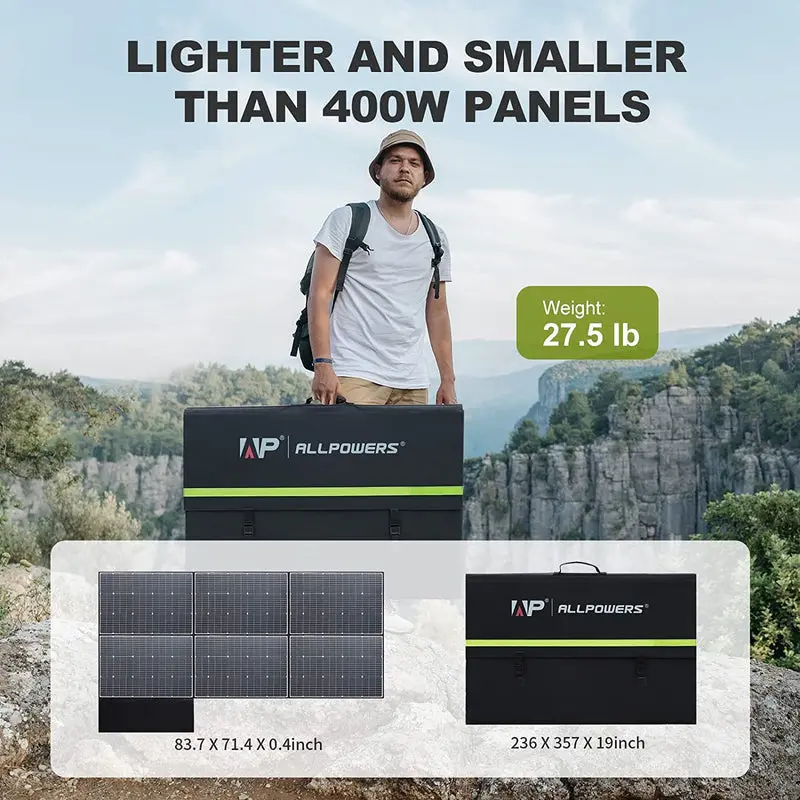 ALLPOWERS Générateur Solaire 3500W (R3500 V2+ SP039 600W Panneau Solaire) - Image 6