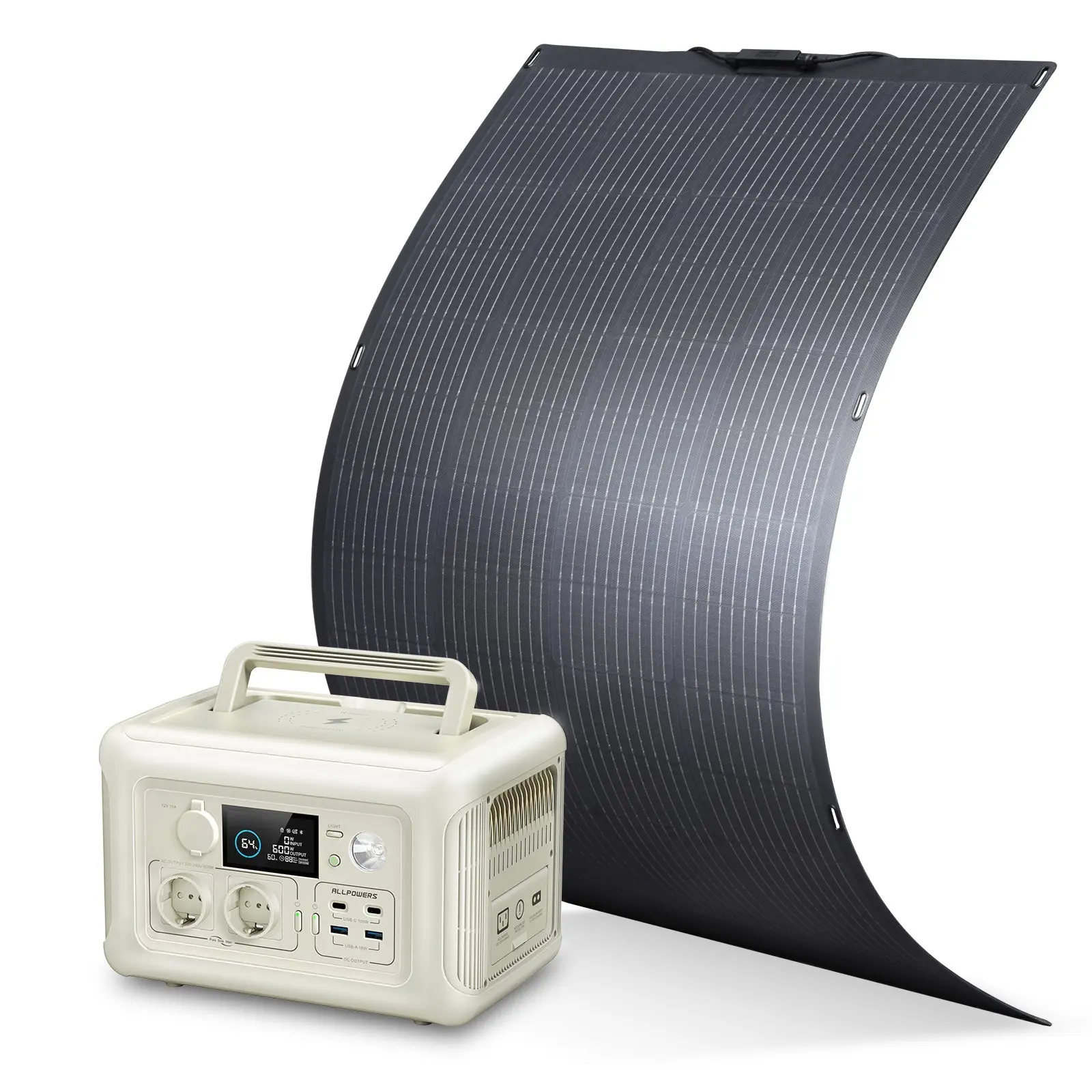 ALLPOWERS 600W Générateur Solaire R600 avec PV200W