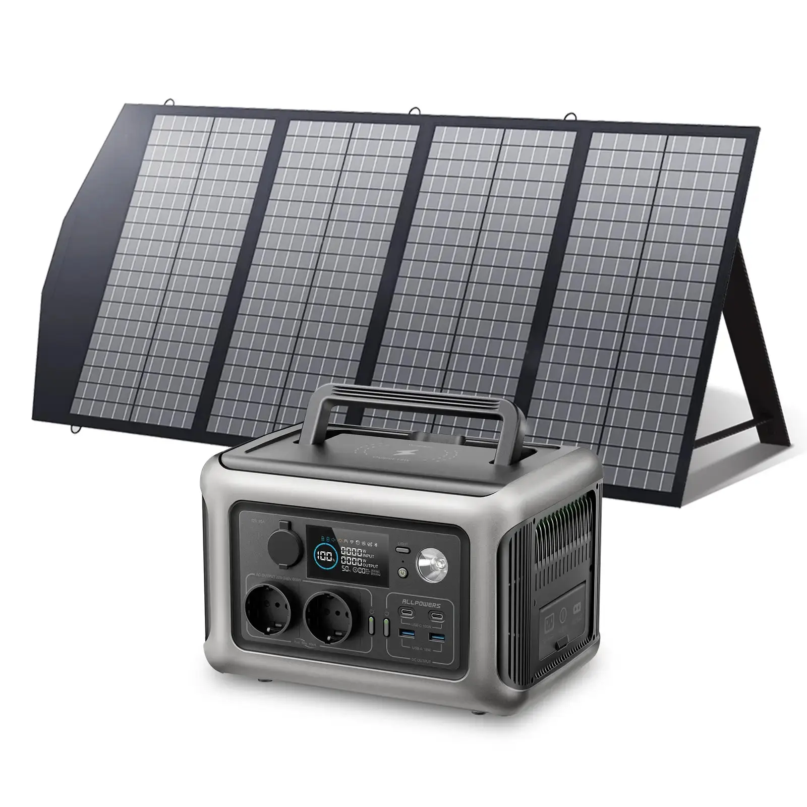 ALLPOWERS 600W Générateur Solaire R600 avec PV140W - Image 6