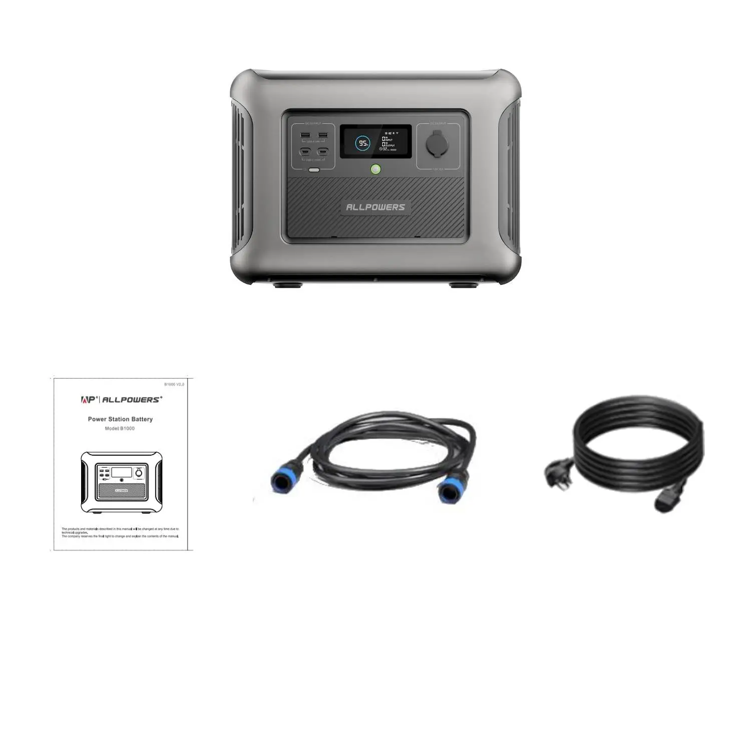 ALLPOWERS R2500 +2PCS B1000 Station électrique portable | 2500W ,4320Wh - Image 7