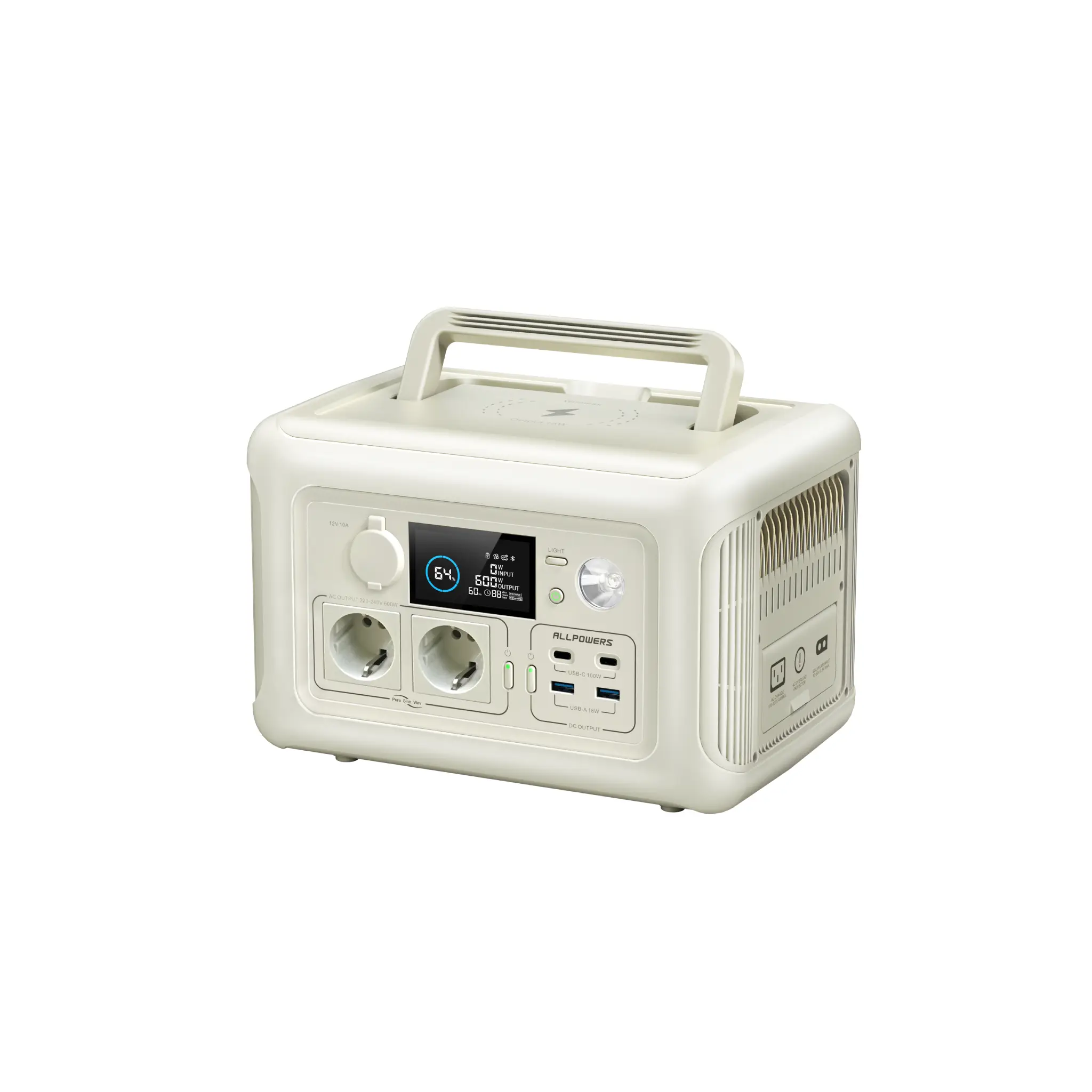 ALLPOWERS R600 Station électrique portable 600W 299Wh Batterie LiFeP04 - Image 6