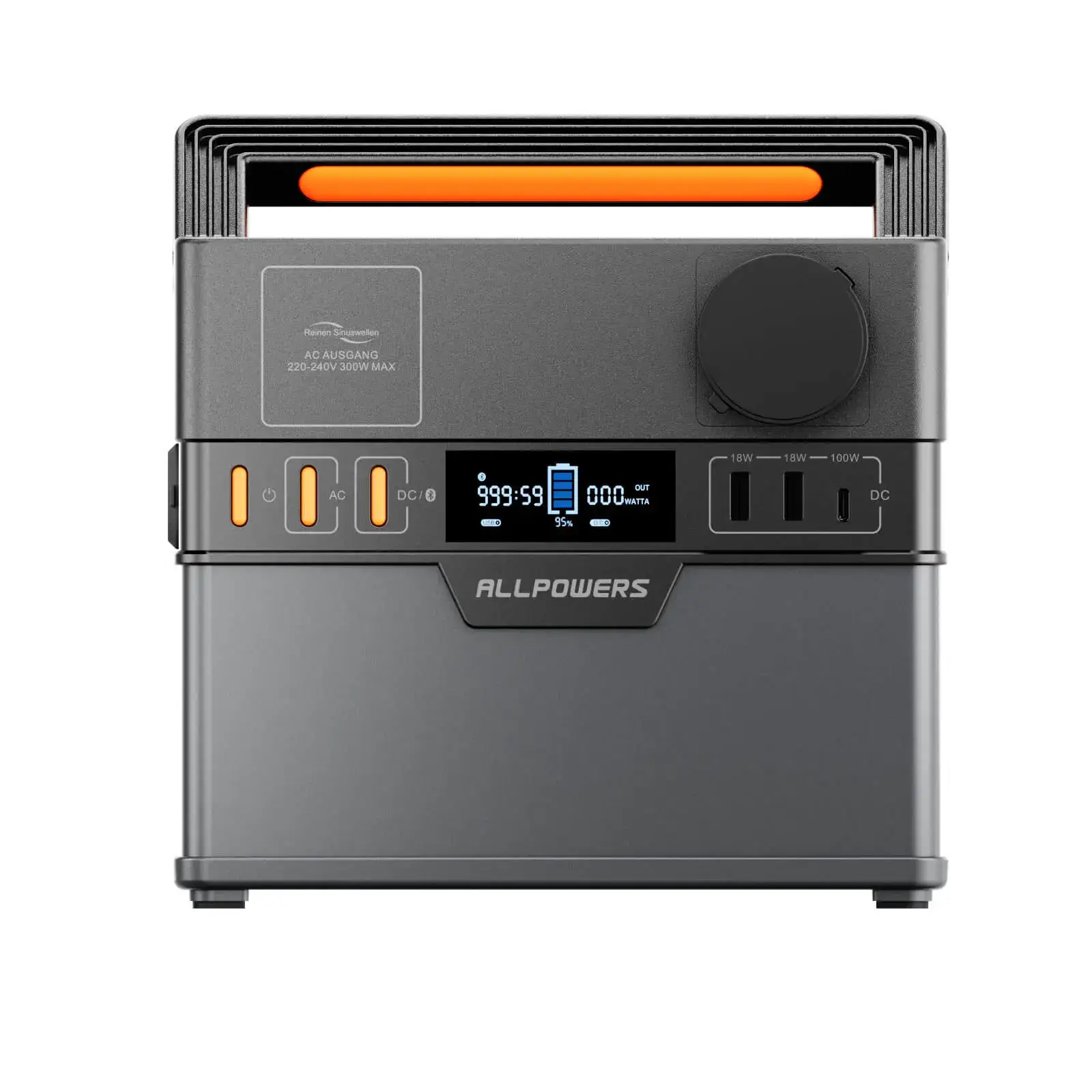 ALLPOWERS S300 Plus Station électrique portable 300W 288Wh - Image 8