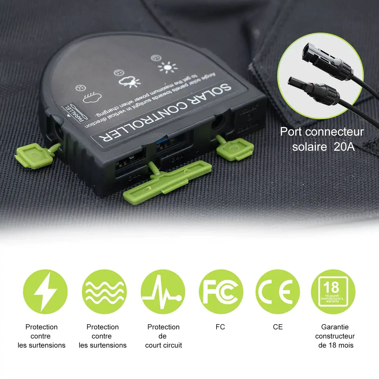 ALLPOWERS SP029 Panneau solaire portable 140W - Image 8