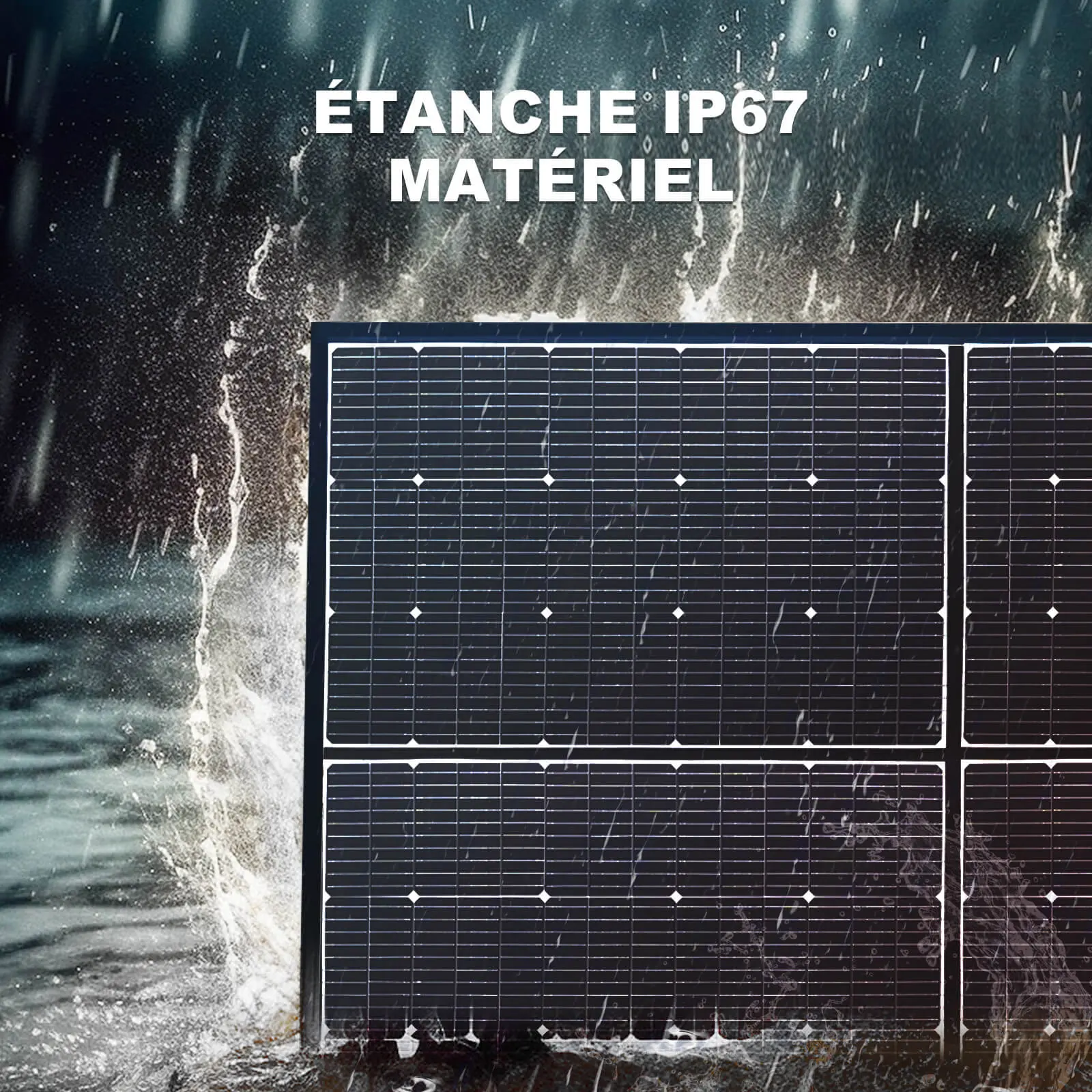 ALLPOWERS SP039 600W Panneau solaire portable monocristallin - Image 6