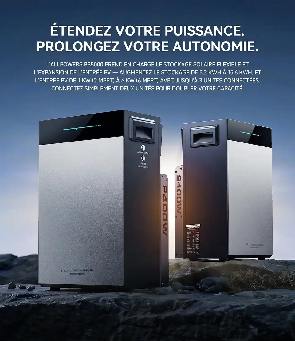 ALLPOWERS BS5000 PRO Système de Stockage Solaire Domestique Plug & Play - Image 6
