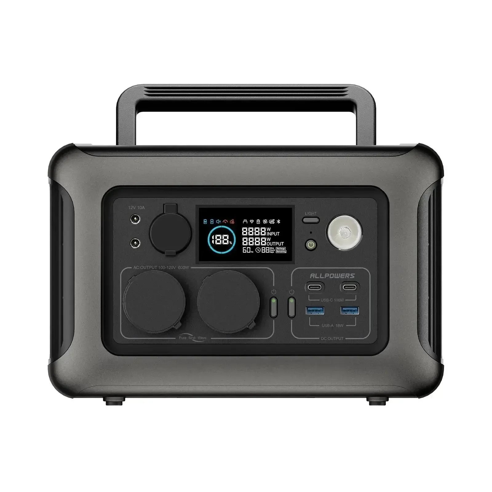 ALLPOWERS 600W Générateur Solaire R600 avec SOLAX SE100 PV100W - Image 3