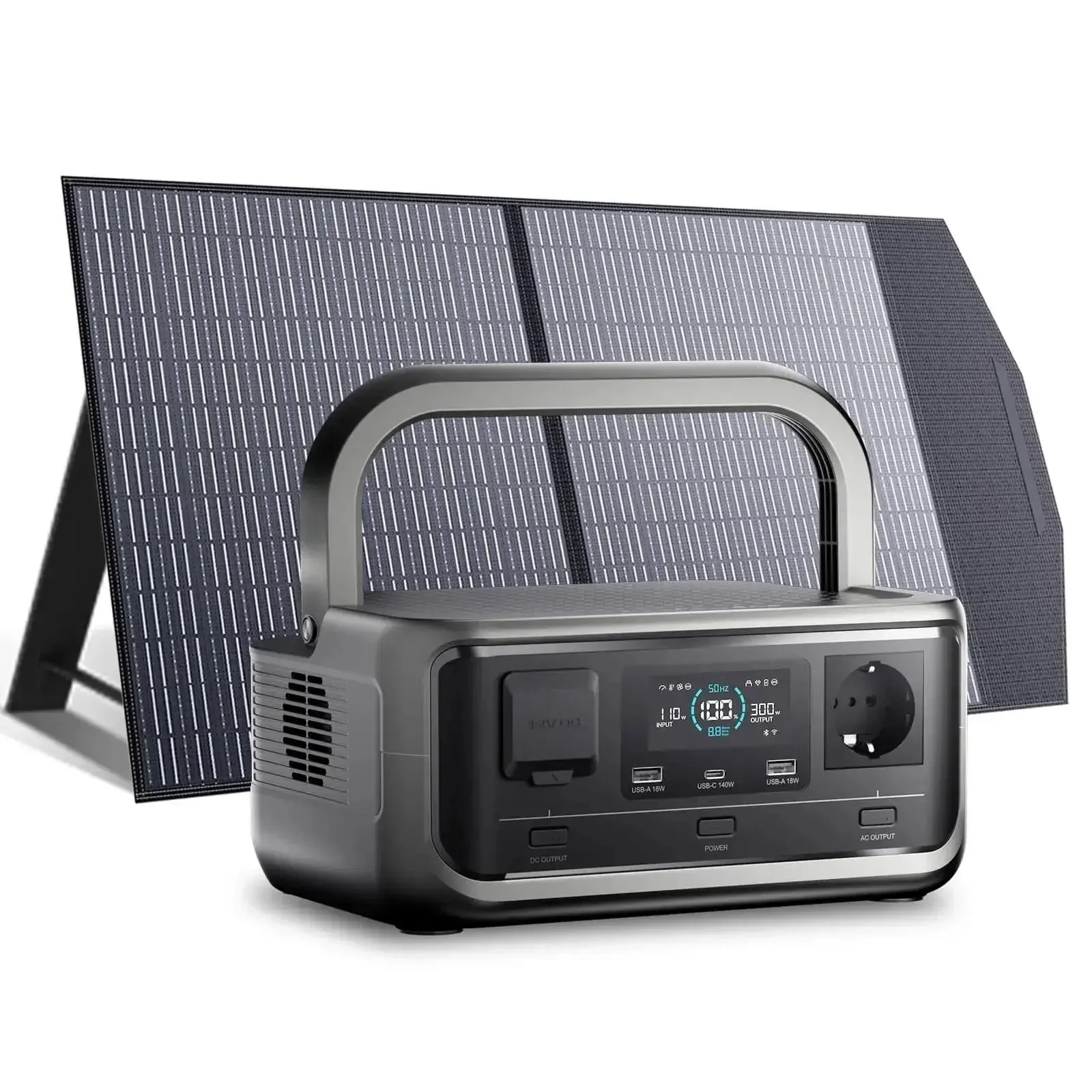 ALLPOWERS 300W Générateur Solaire VOLIX P300 avec SP027 PV100W - Image 2